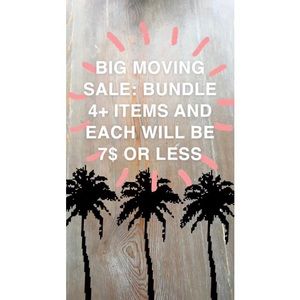 HUGE MOVING SALE